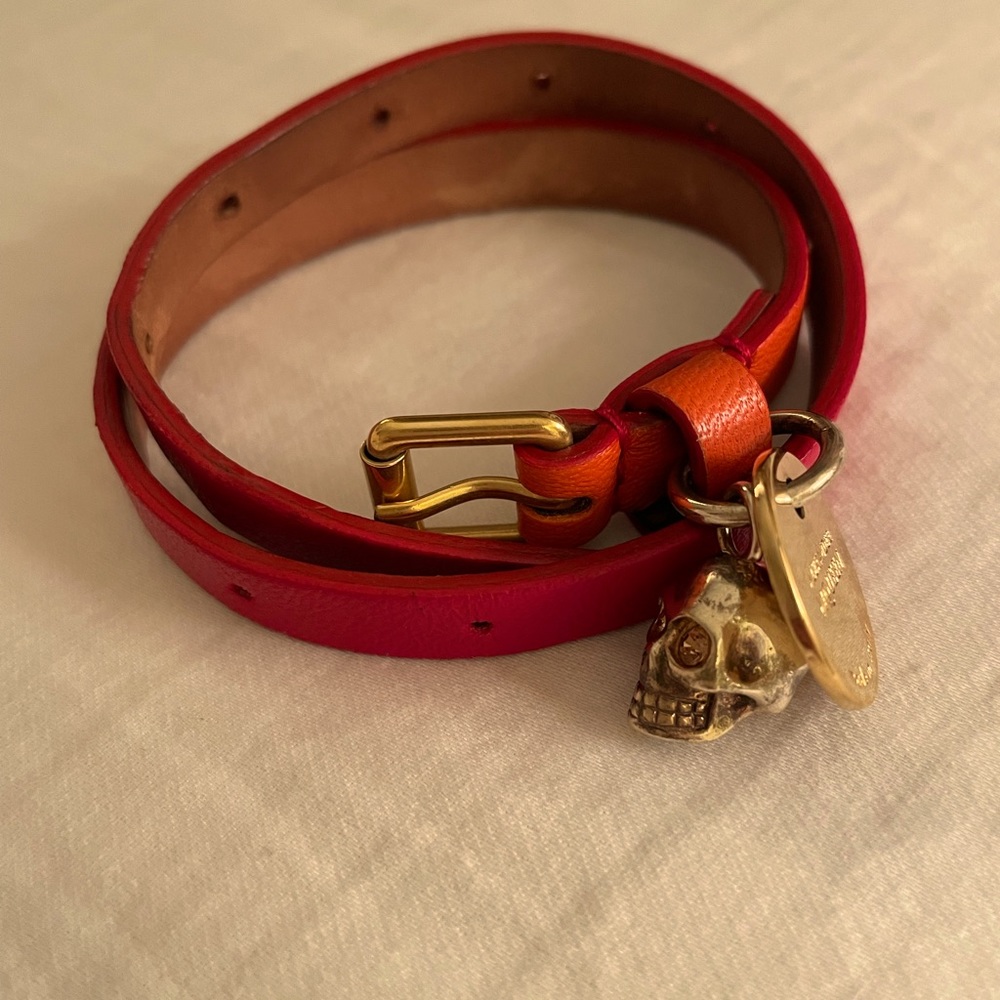 Alexander McQueen dual color charm bracelet!